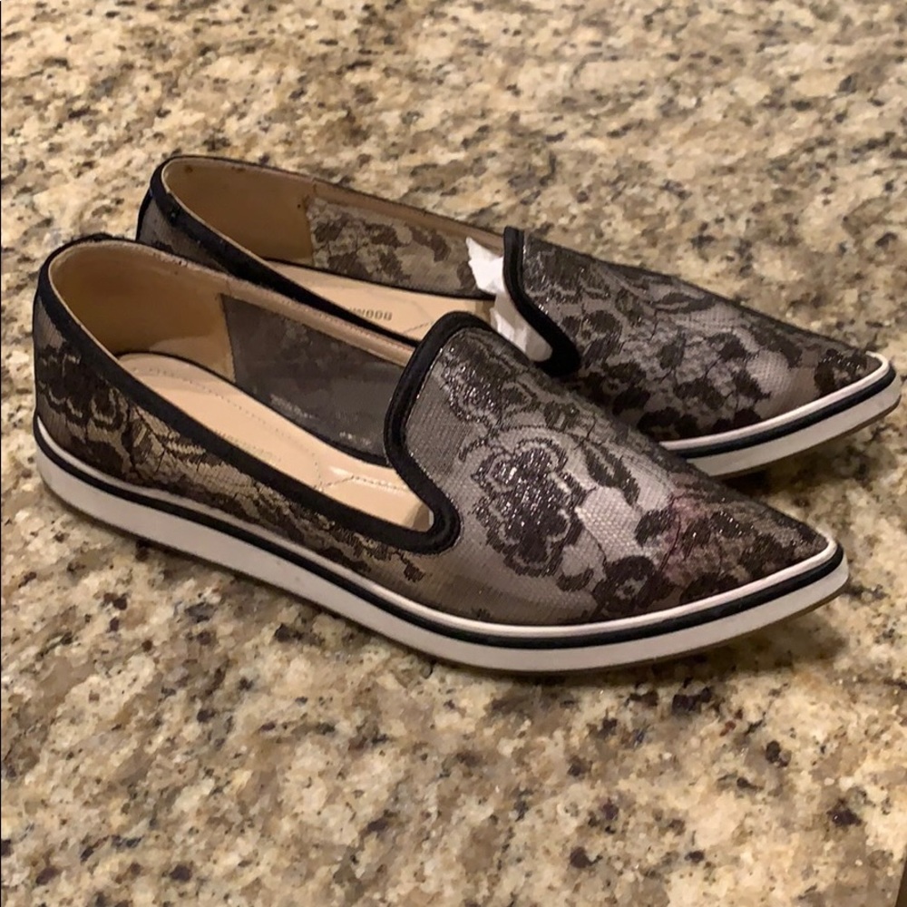 Nicholas Kirkwood Flatform Lace Shoes